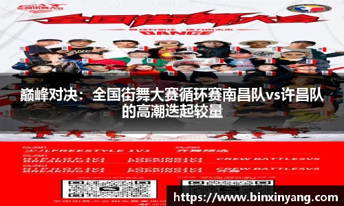 巅峰对决：全国街舞大赛循环赛南昌队vs许昌队的高潮迭起较量